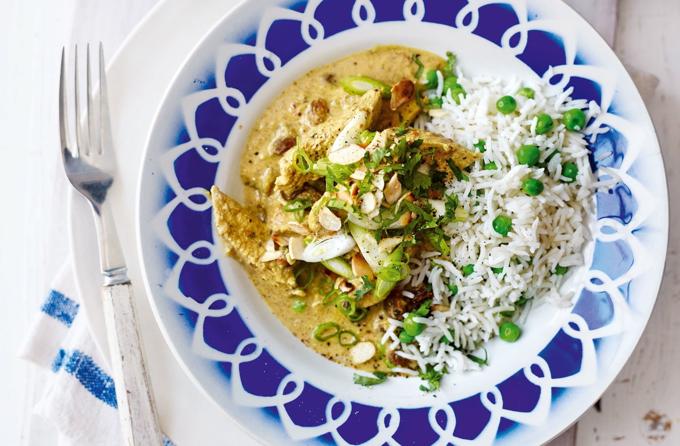 Light chicken korma