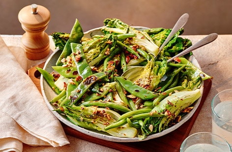 Image of "Charred summer greens"