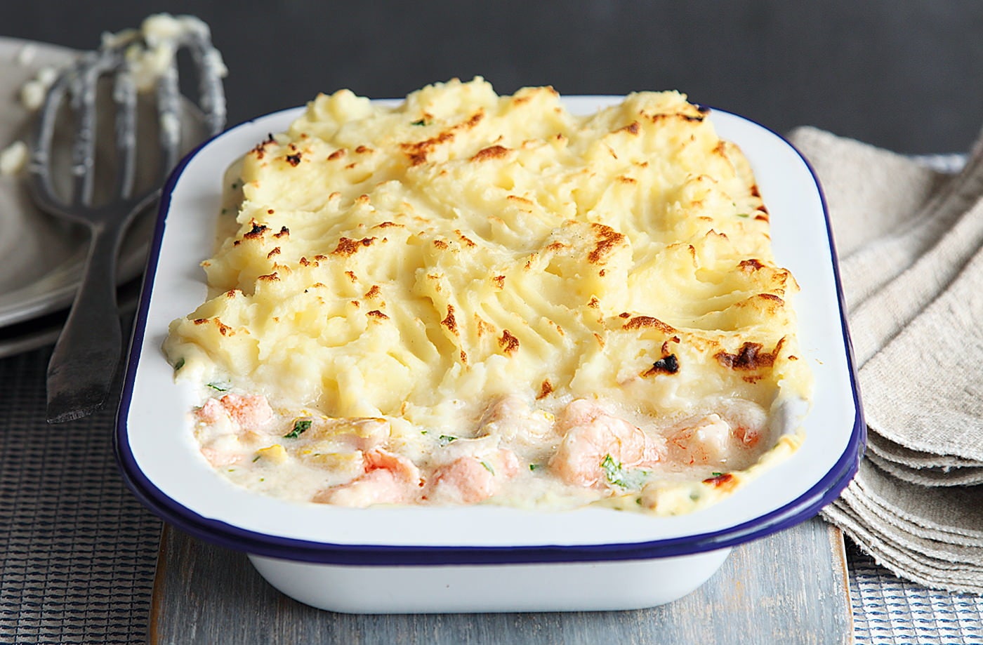 Quick fish pie