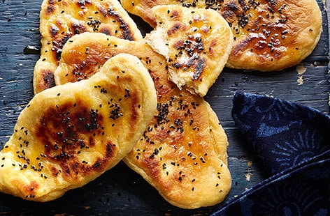 Image of "Nigella seed naans"