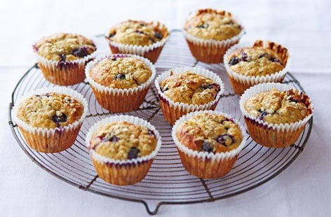 Image of "Zesty ginger and berry poppy seed muffins"
