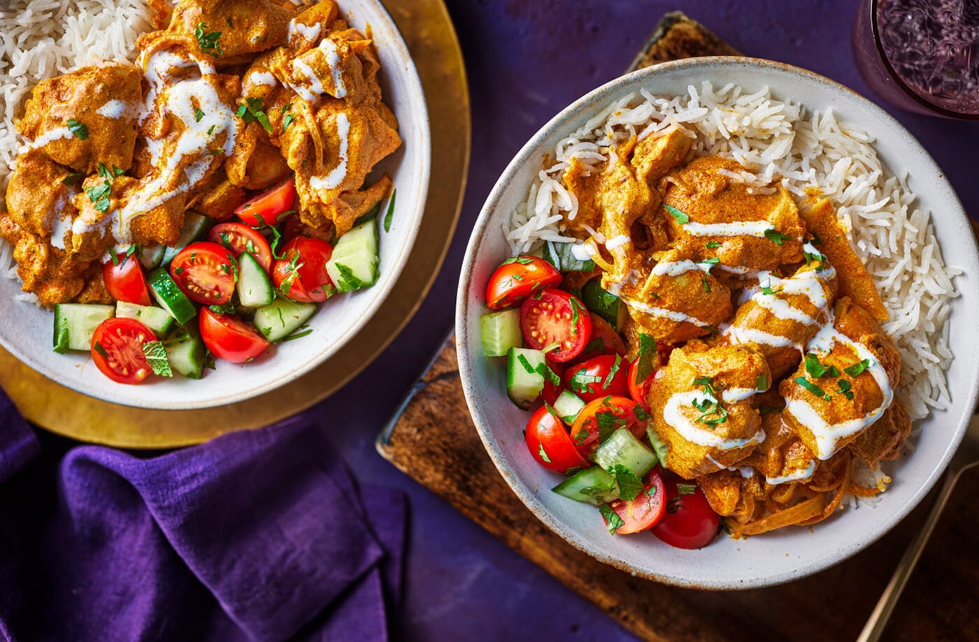 Easy creamy chicken curry