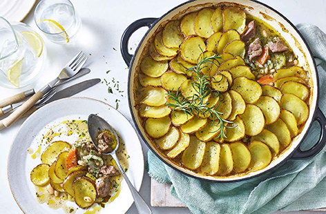 Image of "Lamb and bean hotpot"