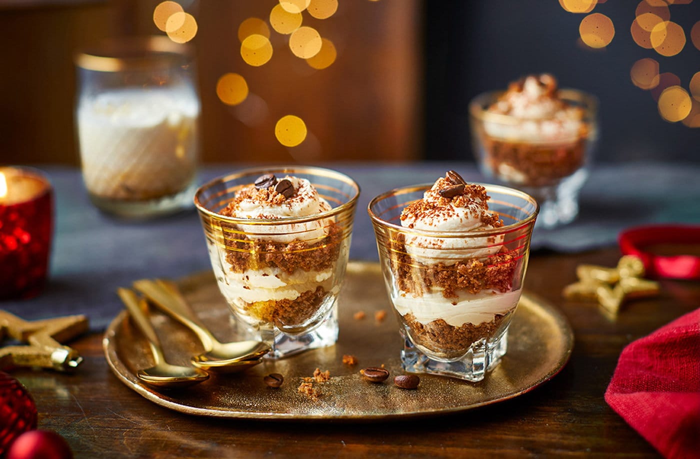 White Russian cheesecake shots
