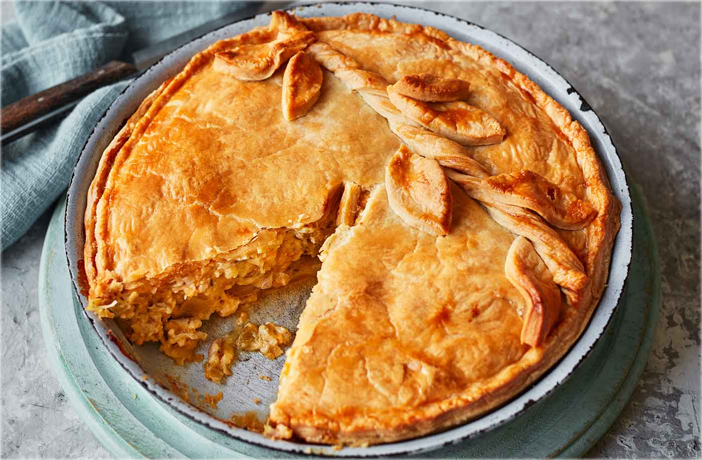 Ultimate cheese and onion pie