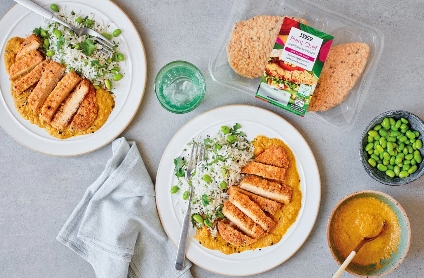 Vegan katsu curry