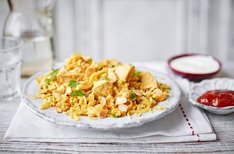 Image of "Leftover turkey biryani"