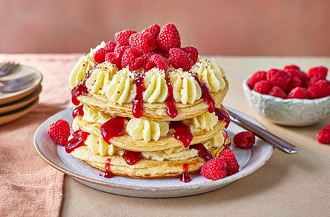 Image of "Birthday cake pancakes"