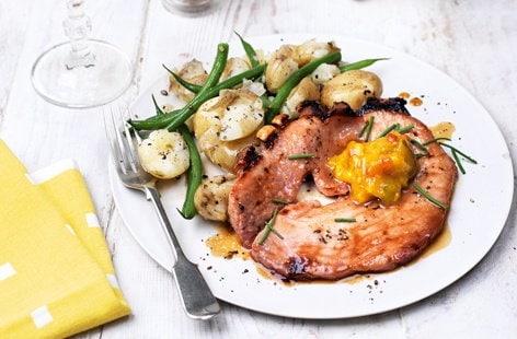 Image of "Honey and mustard gammon"