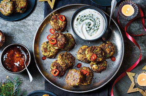 Image of "Spicy sprout and potato cakes"