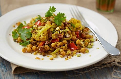 Image of "Chickpea, date and pistachio pilaf"
