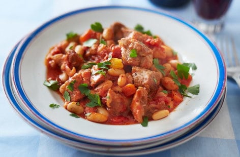 Pork cassoulet