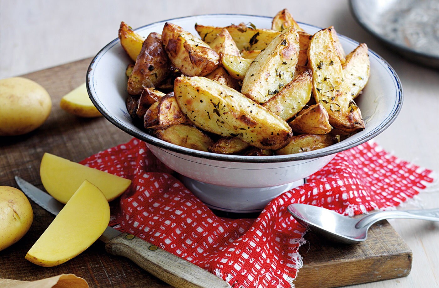 Salt and vinegar wedges