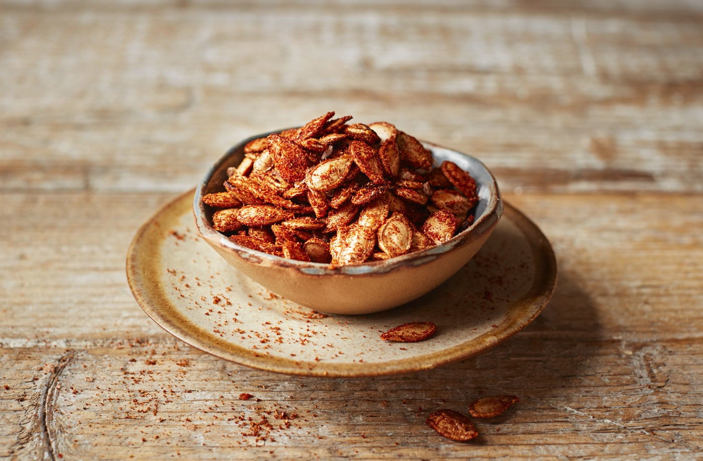 Spiced pumpkin seeds