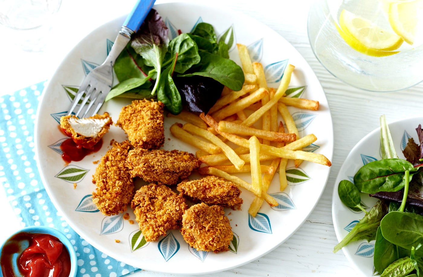Cornflake chicken nuggets