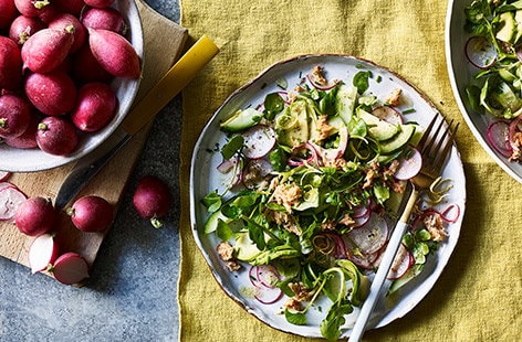 Image of "Radish and crab salad"