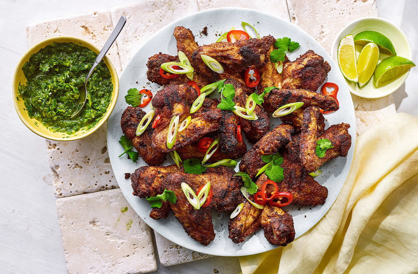 Gunpowder chicken wings