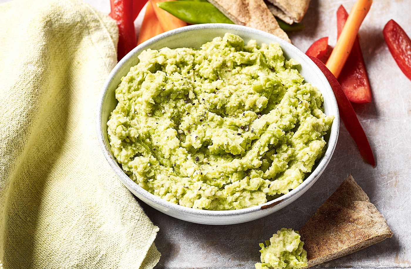 Pea and butter bean dip