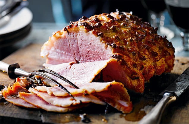Christmas ham