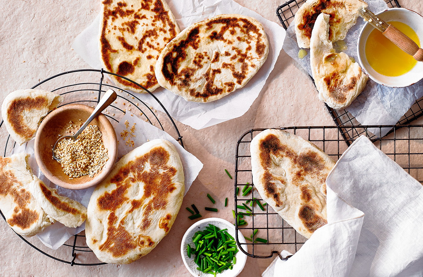 Easy naan bread