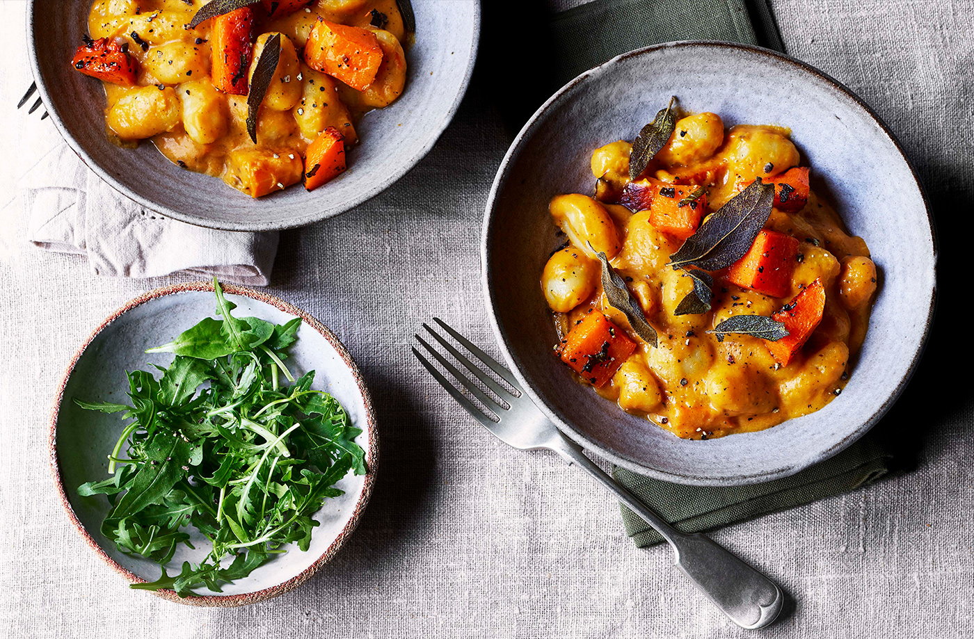 Creamy squash and sage gnocchi