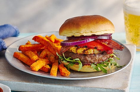 Image of "Hawaiian burger"