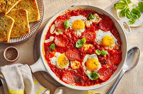 Image of "Pizza baked eggs"