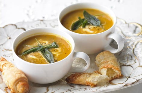 Image of "Carrot and chestnut soup "