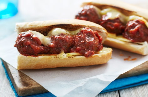Image of "Meatball sub melt "