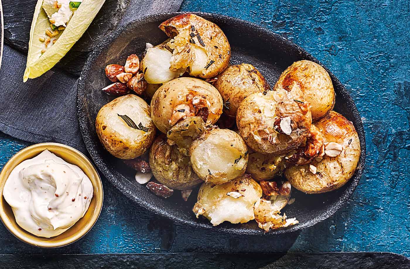 Nutty new potatoes