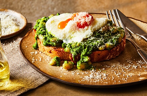 Image of "Spinach beans on toast"