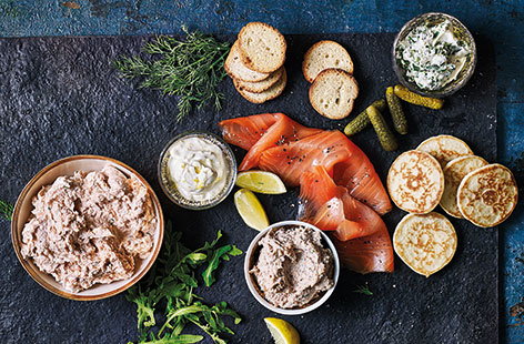 Image of "'DIY' blinis platter"