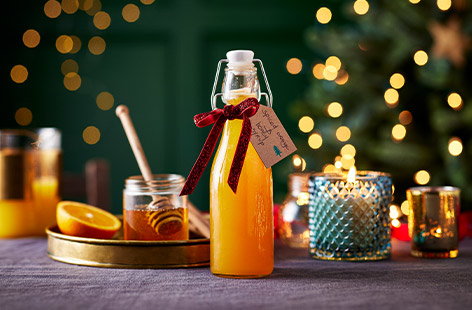 Image of "Spiced orange and honey syrup"