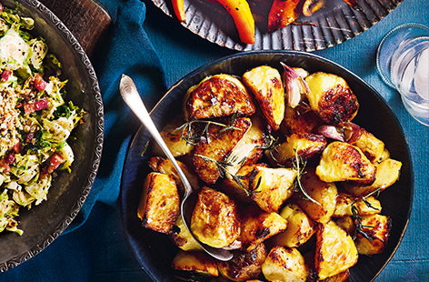 Image of "Ultimate goose fat, garlic and rosemary roasties"