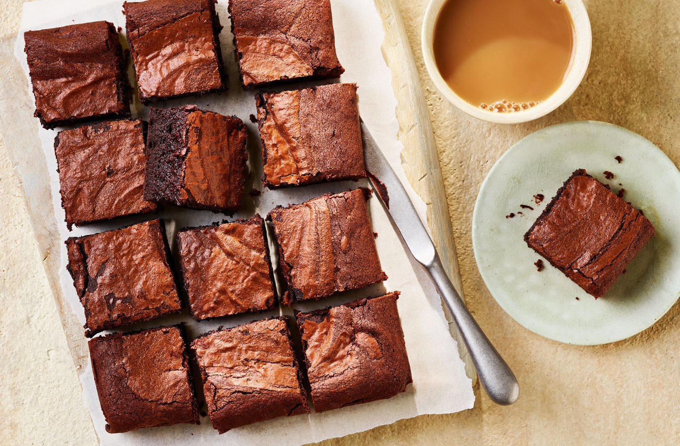 Perfectly squidgy chocolate brownies
