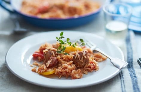 Chicken and chorizo jambalaya