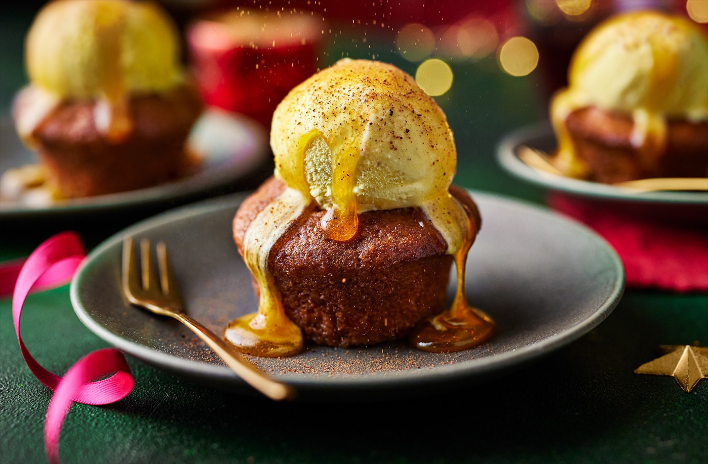 Spiced malva pudding