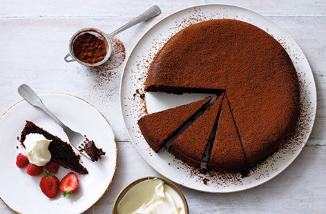 Image of "Chocolate olive oil cake "