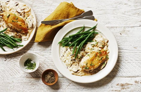 Image of "Chicken in creamy mushroom sauce"