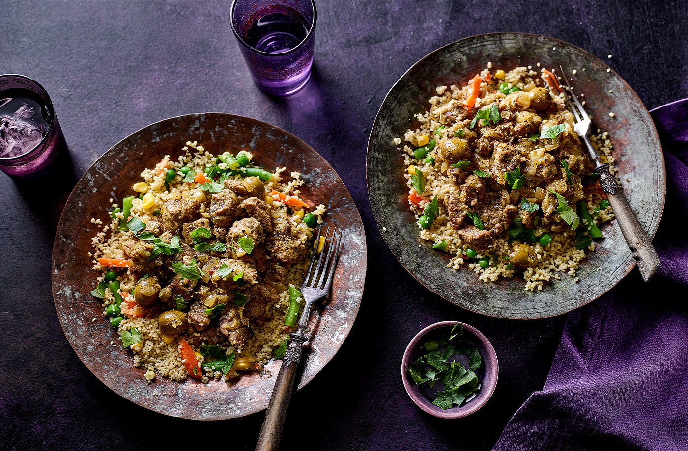 Lamb toufe with couscous