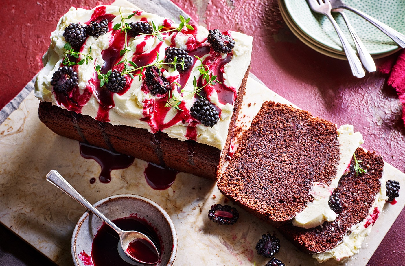 Chocolate and beetroot loaf cake