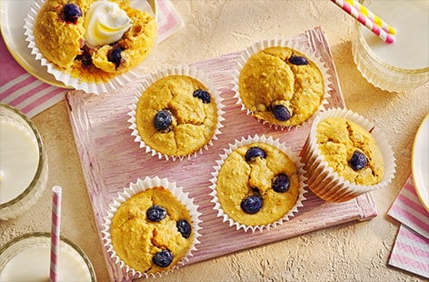Image of "ABBC muffins (apple, blueberry, banana and carrot)"