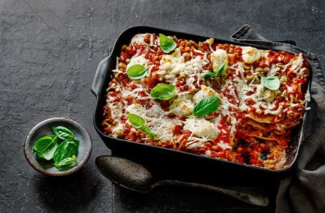 Image of "Roasted pepper lasagne"