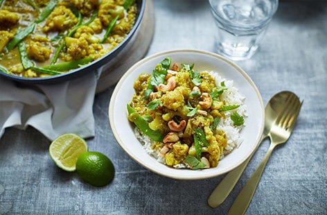 Image of "Vegan cauliflower curry"