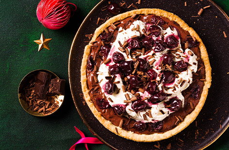 Image of "Easy Black Forest tart"