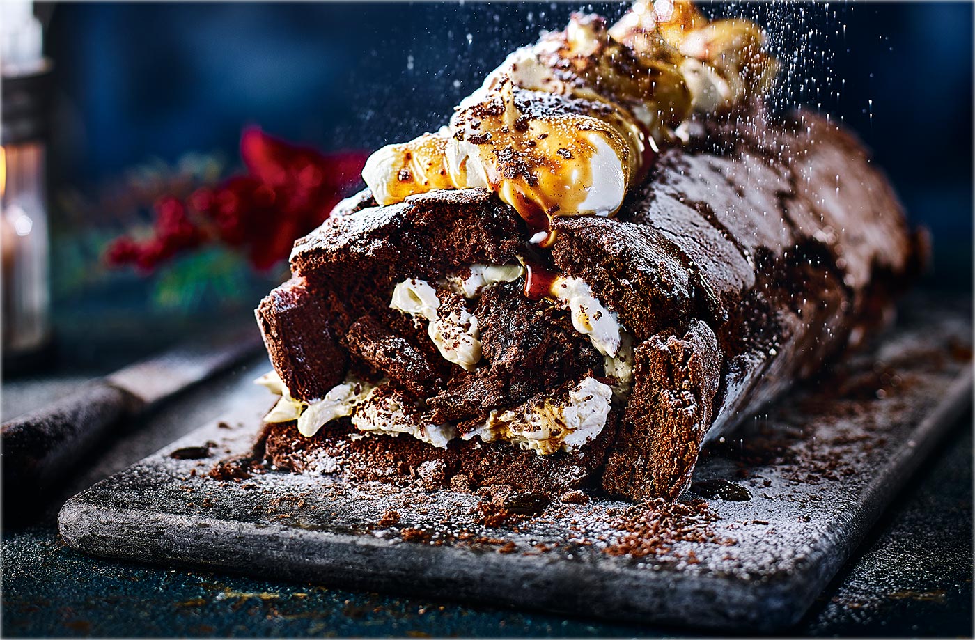 Mocha roulade