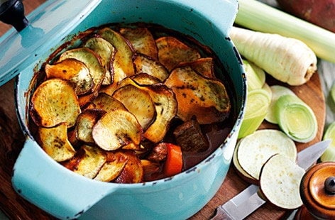 Image of "Beef and root veg hotpot "