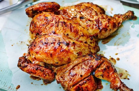 Image of "Spatchcock chicken with chilli"