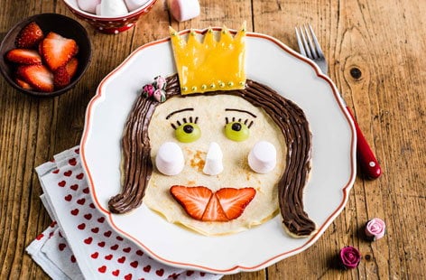 Image of "Princess pancake face"