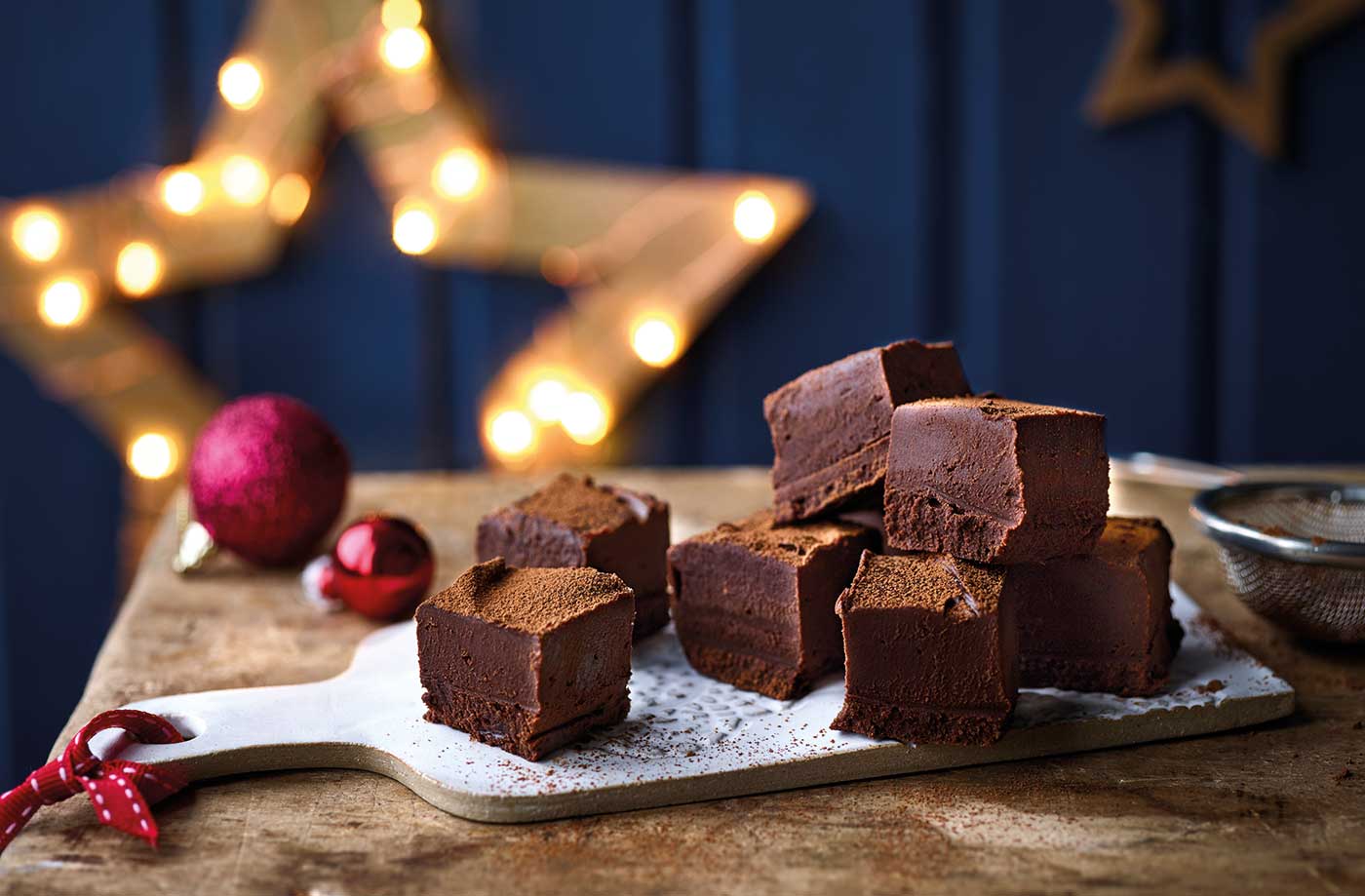 Chocolate vegan fudge